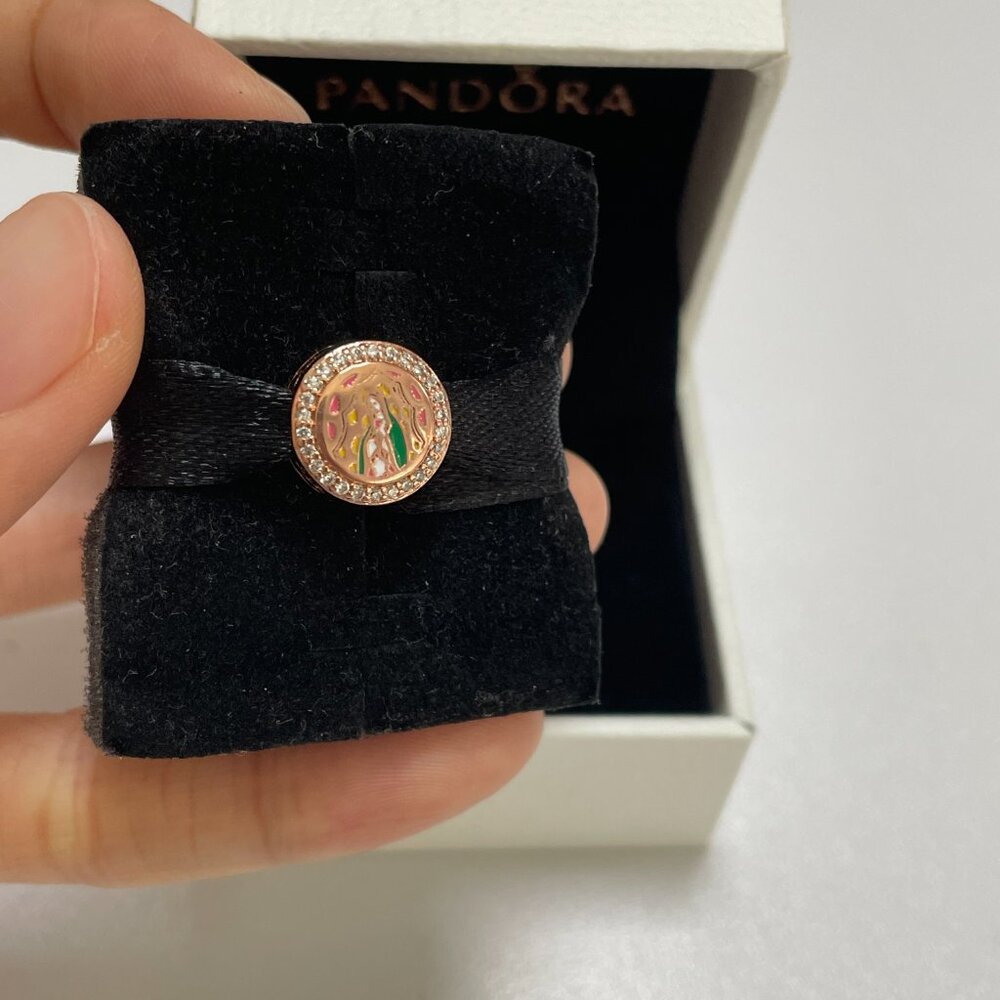 Pandora Virgin of GUADALUPE Charm Mexican Doll s925 ale Pendant